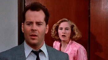 Bruce Willis y Cybill Sheperd.