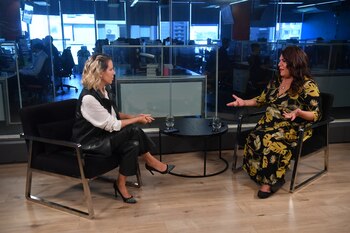 Costa con Tatiana Schapiro en