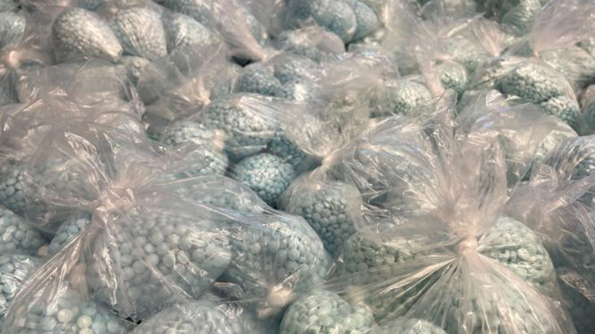 Bolsas con pastillas de fentanilo(DEA)