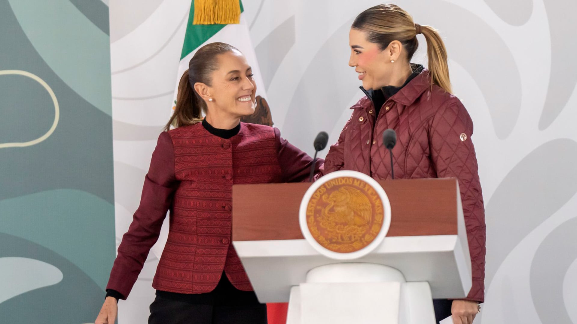 La gobernadora de Baja California recibió el apoyo de la presidenta Claudia Sheinbaum ante la filtración de audios. (Cuartoscuro)