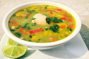 El Aguadito, una sopa que