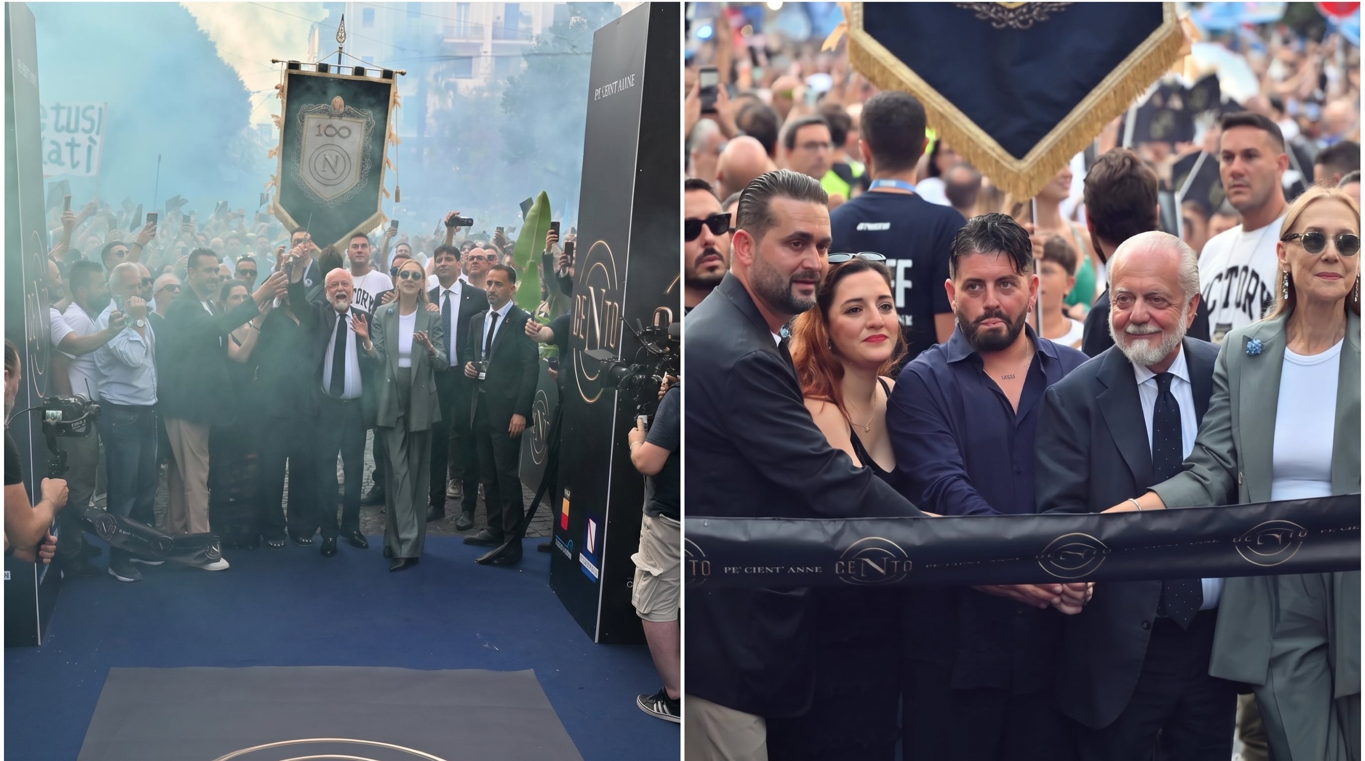 Todos los guiños a Diego Maradona en la fiesta por el centenario del Napoli: “Gracias siempre”