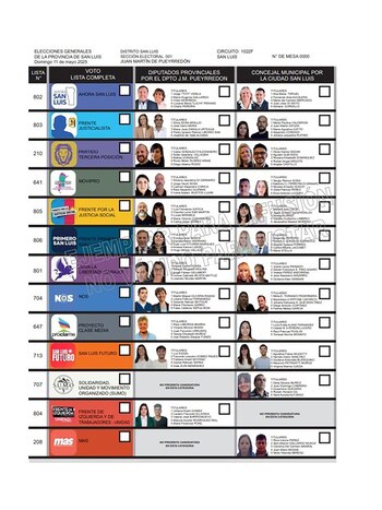 Elecciones San Luis 2025: quiénes son los principales candidatos