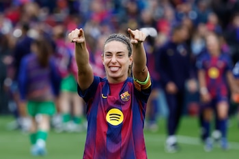 Alexia Putellas. (Foto AP/Joan Monfort)