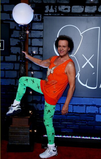 La mañana siguiente, Richard Simmons