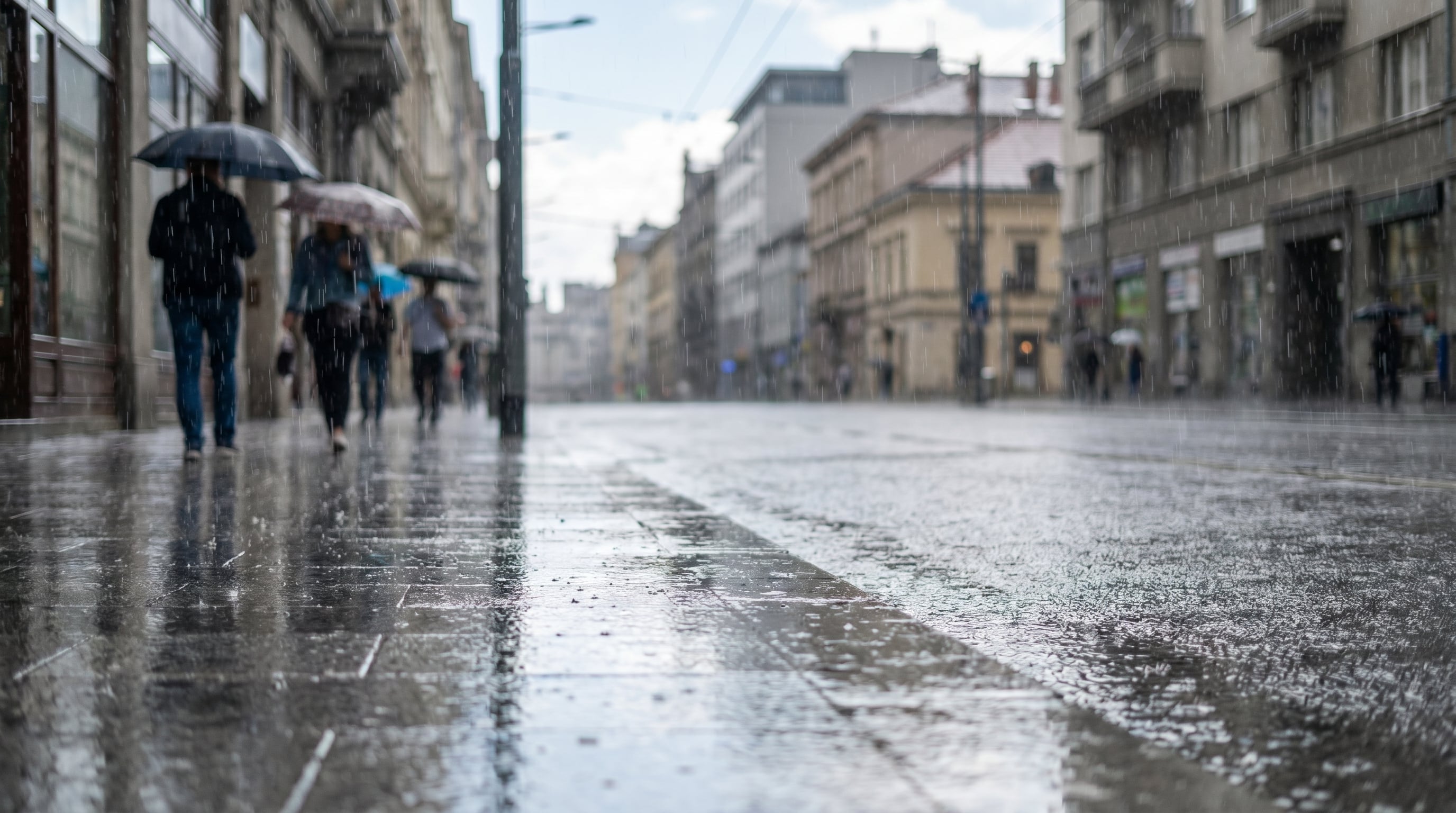 El domingo será la jornada más crítica en el AMBA con lluvias de leve a moderada intensidad y vientos que podrían superar los 50 kilómetros por hora (Imagen Ilustrativa Infobae)