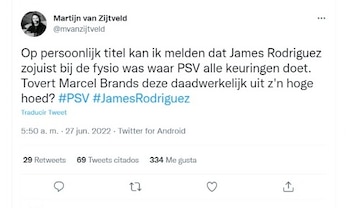 El colombiano fue visto en