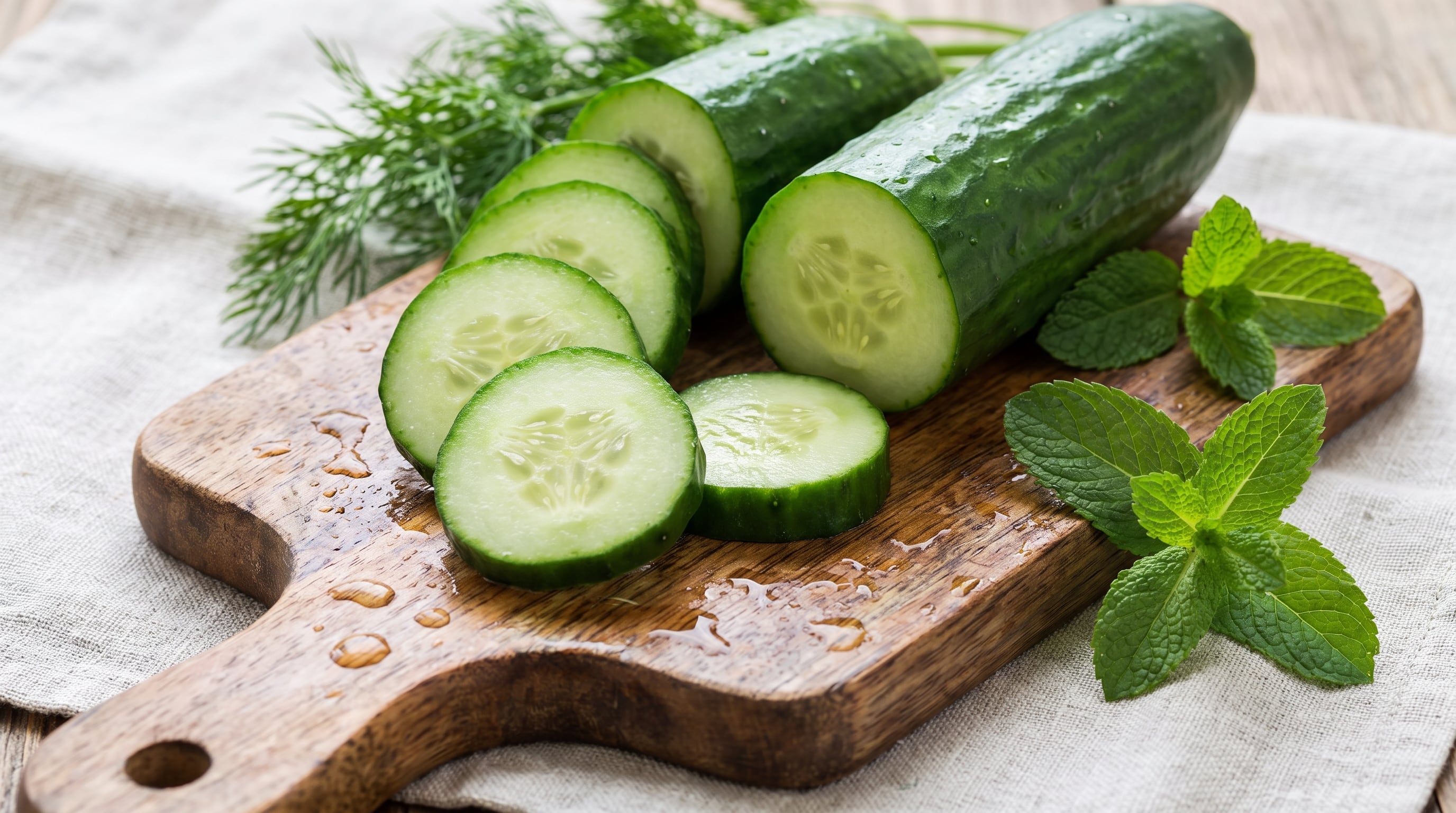 El pepino se integra a ensaladas y preparaciones frías con baja carga calórica. (Imagen Ilustrativa Infobae)