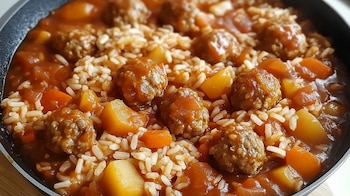 El guiso de arroz con