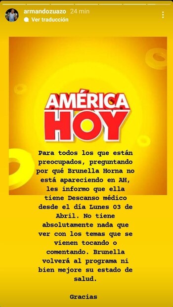 Brunella Horna se encuentra con