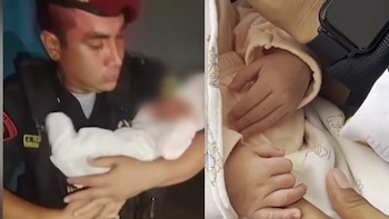 Hallan a bebé recién nacida