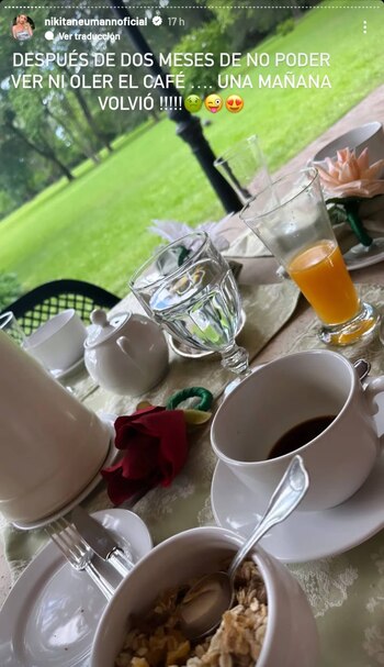 Nicole Neumann volvió a tomar