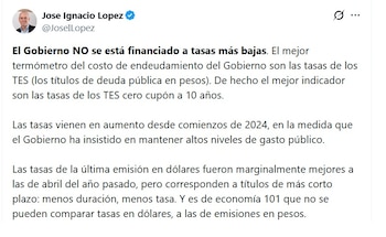 José Ignacio López, presidente de