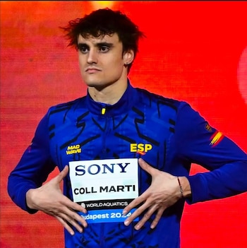 El nadador español Carles Coll.