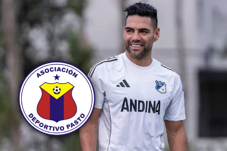 Aún no se ha confirmado si Falcao será titular ante Deportivo Pasto - crédito Millonarios/DeportivoPasto