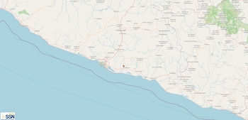 Temblor reportado en San Marcos, Guerrero (SSN)