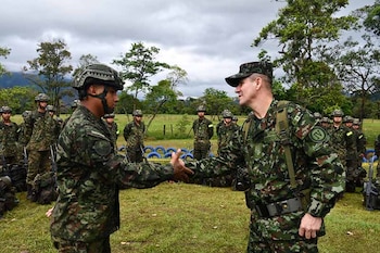 Con más de 30 años de carrera militar, Rodríguez comandó la Tercera División del Ejército y fue segundo comandante de la institución antes de llegar al Comando General de las Fuerzas Militares - crédito Ejército de Colombia