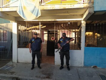 La casa donde se refugiaba