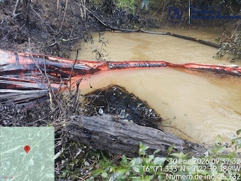 Derrame de petroleo en Alta Verapaz