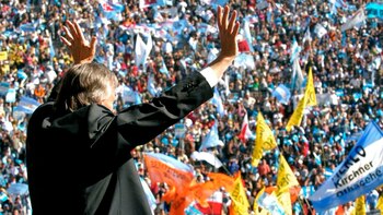 La foto que tuiteó Cristina