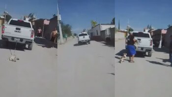 Una de las personas que