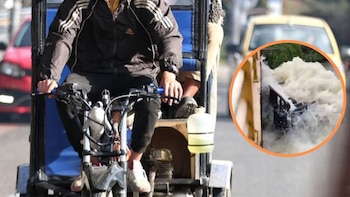 Ocupantes de un mototaxi vivieron