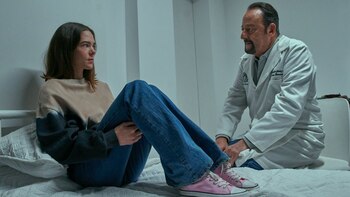 Ximena Lamadrid y Jean Reno