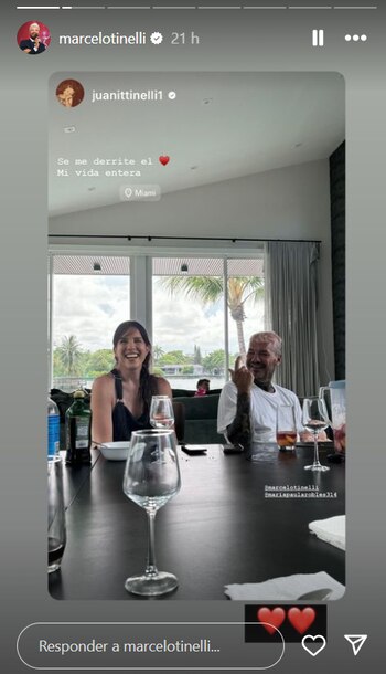 Marcelo Tinelli se luce junto