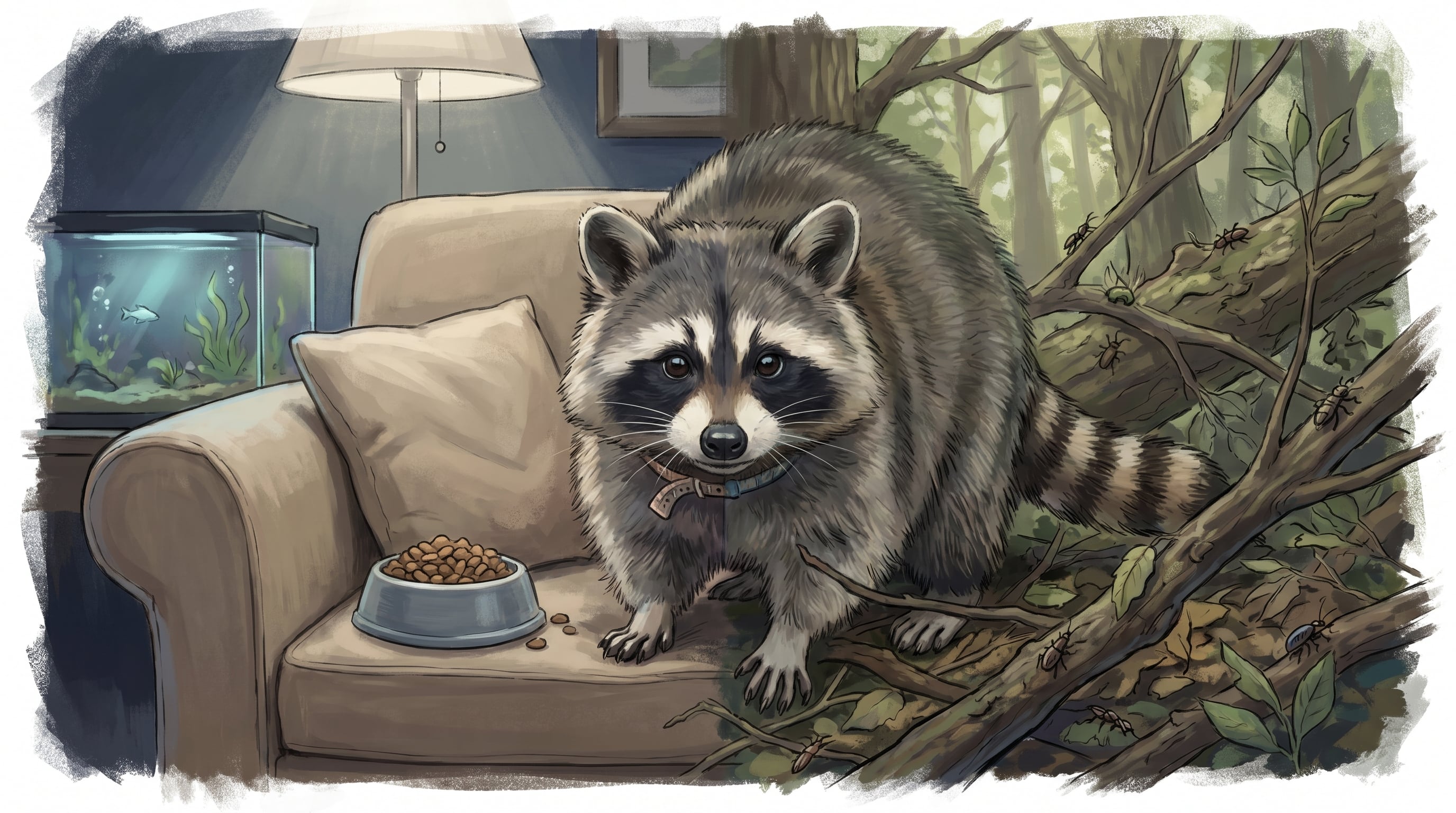 Un estudio publicado en Science en 2025 analizó cerca de 20.000 imágenes y detectó cambios en los mapaches en las ciudades de Estados Unidos (Imagen Ilustrativa Infobae)