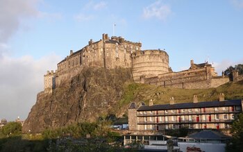 El Castillo de Edimburgo, asentado