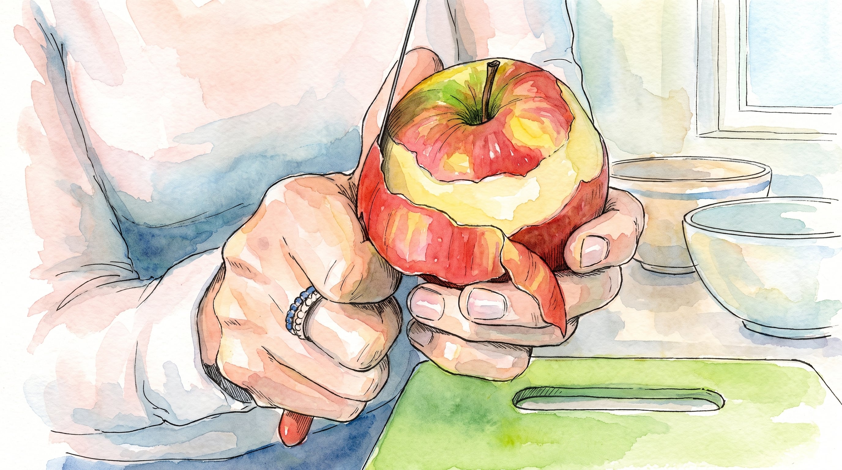 La cáscara de la manzana concentra una parte importante de la fibra dietaria. (Imagen Ilustrativa Infobae)