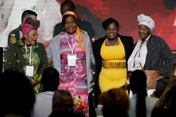 La vicepresidenta de Colombia, Francia