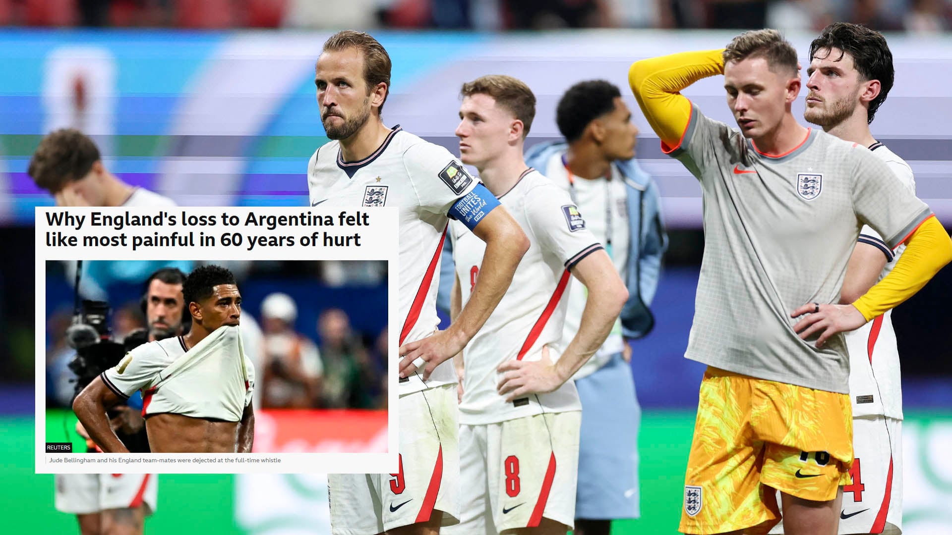 Por qué la derrota ante Argentina fue “la más dolorosa en 60 años de sufrimiento”, según un prestigioso medio inglés