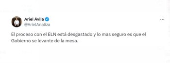 El senador Ariel Ávila, de