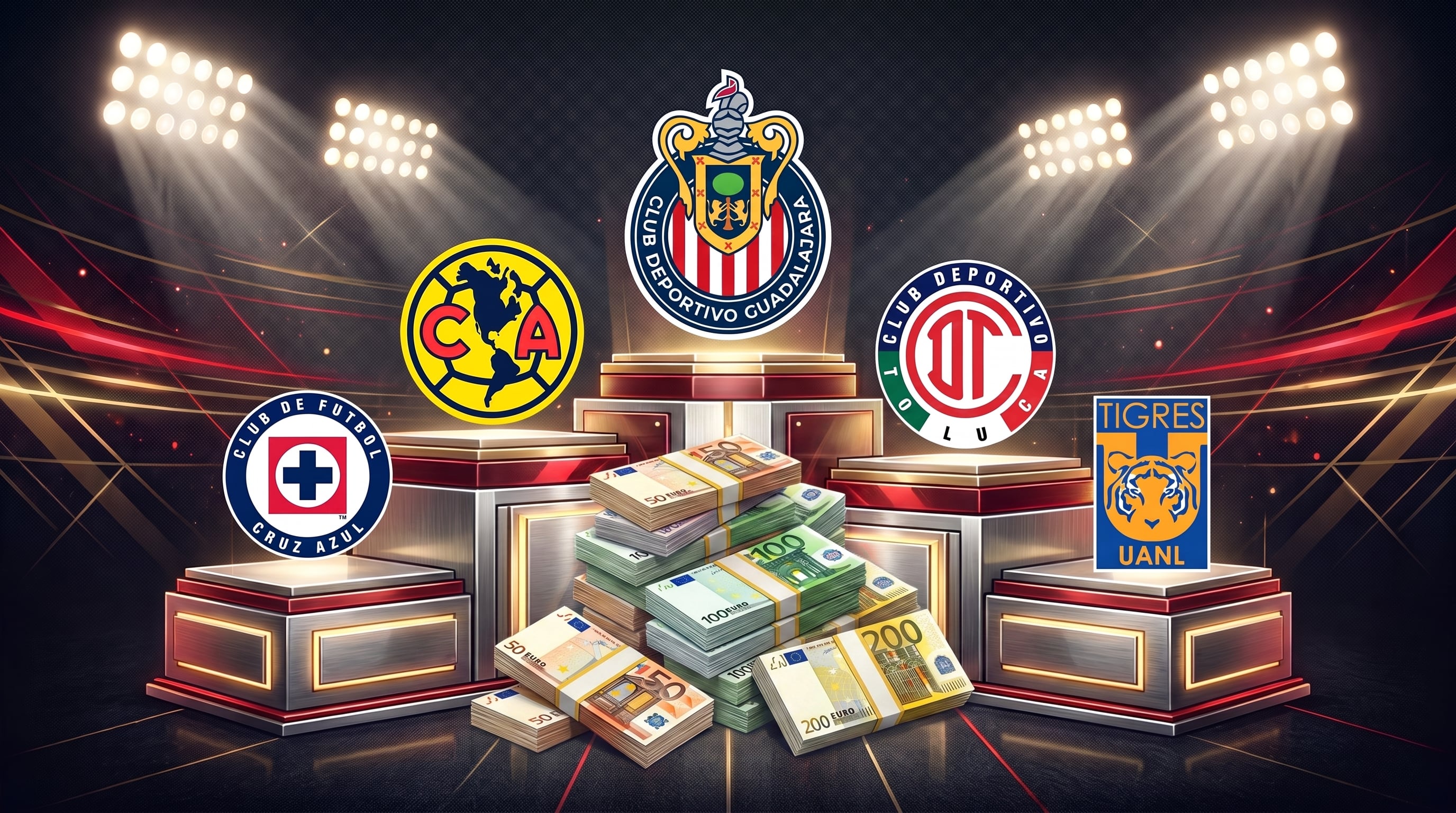 Las Chivas del Guadalajara son el club más valioso de la Liga MX