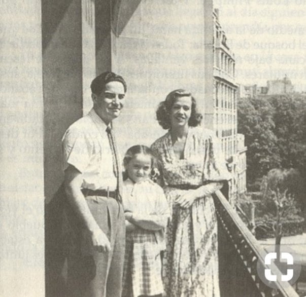 Los poetas junto a su única hija, Helena Paz Garro. Foto: Twitter @DebateFeminista