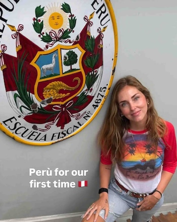 ¿Quién es Chiara Ferragni, la empresaria italiana que llegó de visita al Perú junto a su pareja?