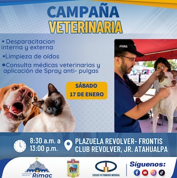Las campañas veterinarias gratuitas tienen