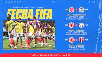 Cómo se había conocido en días anteriores por versiones de la prensa, en el segundo ciclo de Néstor Lorenzo, la Tricolor jugará ante México, Paraguay y Perú-crédito Federación Colombiana de Fútbol