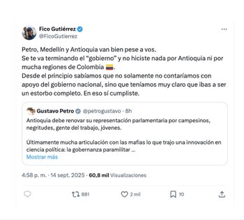 Con este mensaje, el alcalde