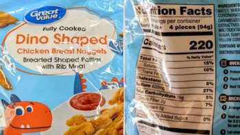 Nuggets infantiles de Walmart provocan