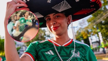 Identifican al aficionado que mojó con cerveza a Tere Fifas en el México vs Chequia y pide disculpas