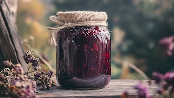 Mermelada de jamaica con chía