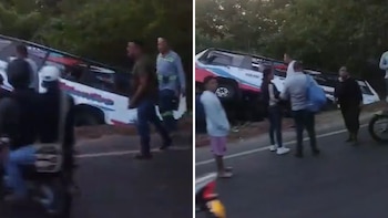 Grave accidente entre bus intermunicipal y tractocamión dejó varios heridos en vía Sabanagrande–Barranquilla
