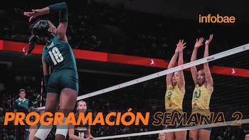 Programación de la Semana 2 de la Liga de Naciones de Vóley Femenino 2026: partidos, horarios y canales TV