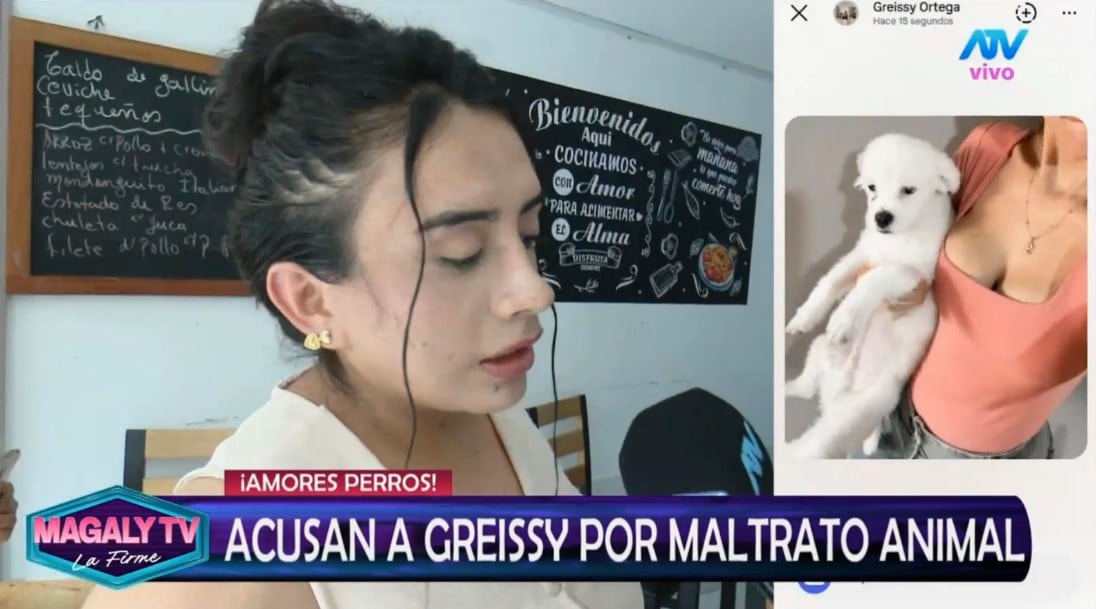 Greissy Ortega enfrenta acusaciones de presunto maltrato animal: vecinos difunden videos y audios. Captura: Magaly TV La Firme.