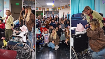 Wanda Nara fue de visita a la Casa Garrahan: la sorpresa que llevó para las madres de los niños