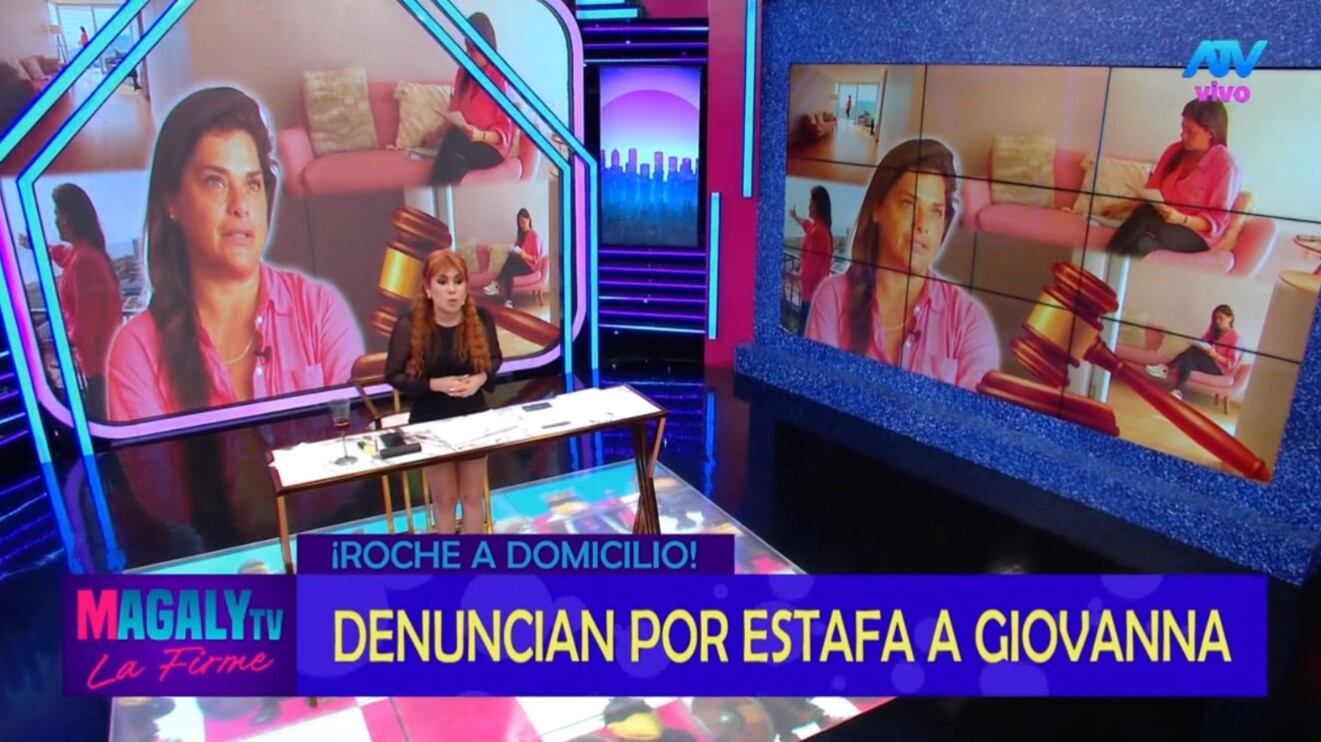 “La confianza nos traicionó”: pareja acusa a Giovanna Valcárcel de no devolver dinero tras frustrada venta. Infobae Perú / Captura TV - Magaly TV La Firme