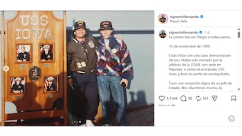 Captura Fotos inéditas de Diego Armando Maradona con el Profe Signorini