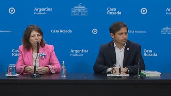 Silvina Batakis y Axel Kicillof